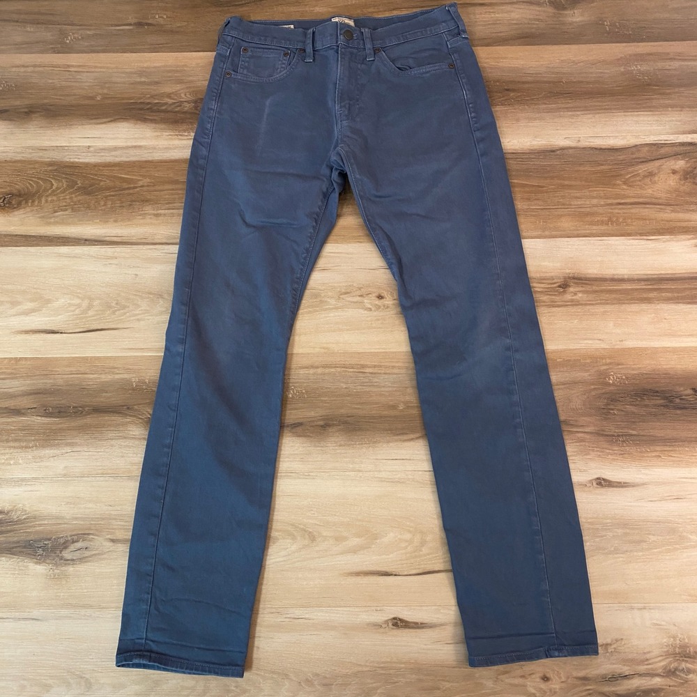 J.Crew 484 Slim Fit Jeans Mens 30 x 32 Denim Pants Blue Cotton Blend‎